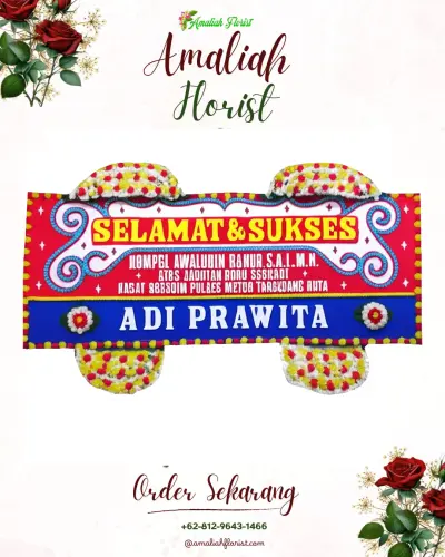 Karangan Bunga Ucapan Selamat di Jatirawa